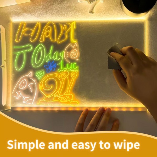 🌞Summer Sale 60% OFF - Creative Rewritable Acrylic LED Message Board 🎨