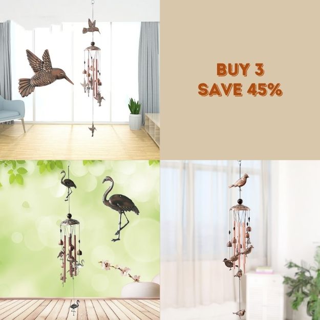 🎁Pure Hand-Made Copper Horse Wind Chimes