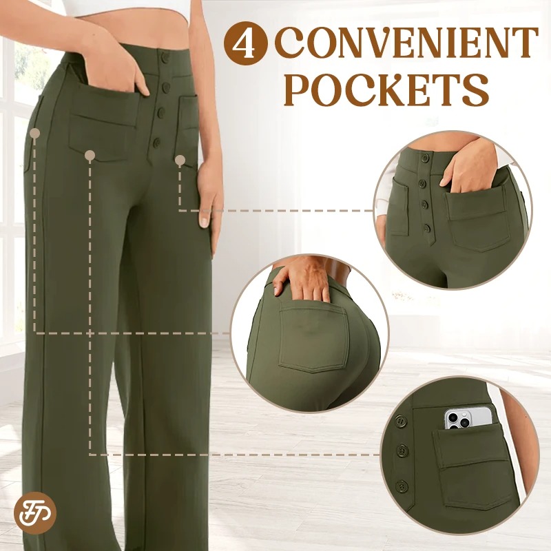 FlexiPants – Women’s Casual High Waist Stretch Pants