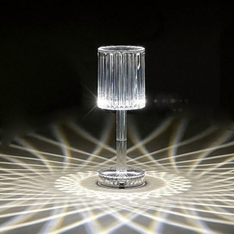 Crystal Diamond Table Lamp with Touch Control