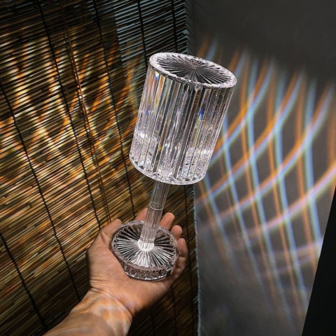 Crystal Diamond Table Lamp with Touch Control