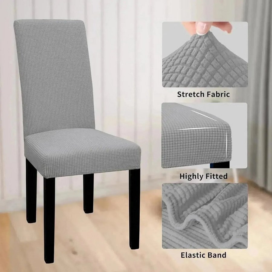 Modern Waterproof Stretch Dining Chair Covers