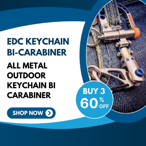 EDC KEYCHAIN BI-CARABINER