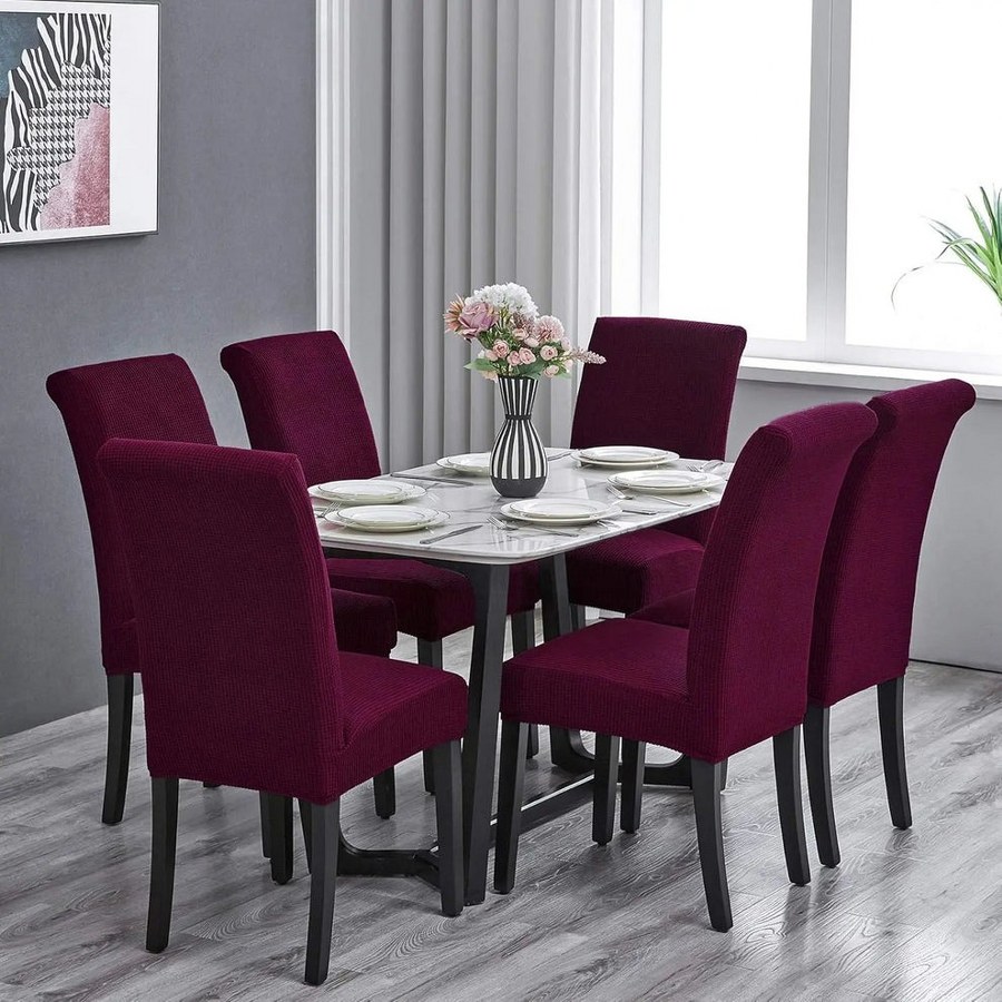 Modern Waterproof Stretch Dining Chair Covers