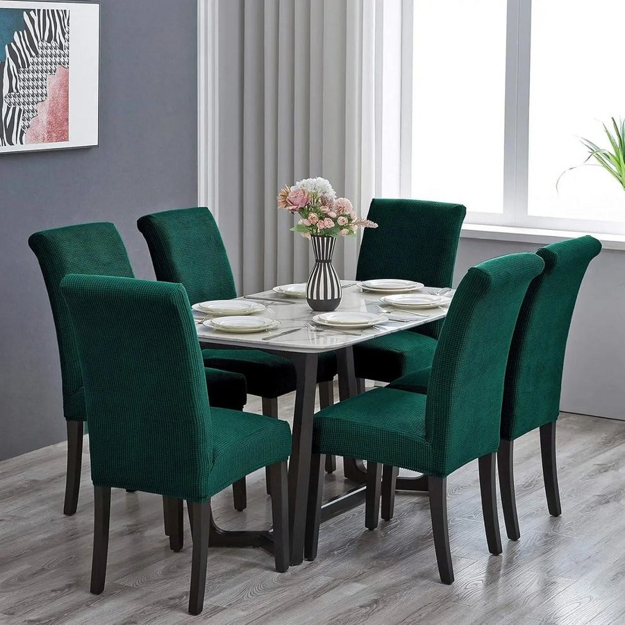 Modern Waterproof Stretch Dining Chair Covers