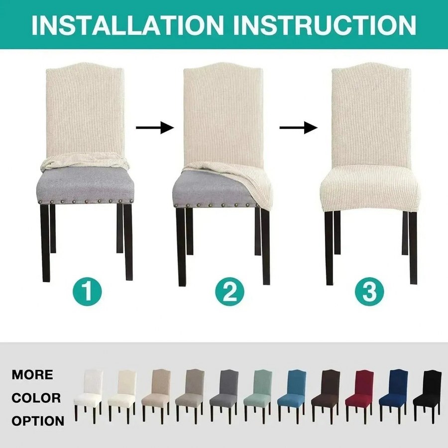 Modern Waterproof Stretch Dining Chair Covers