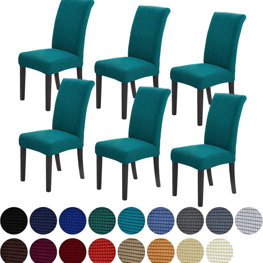 Modern Waterproof Stretch Dining Chair Covers