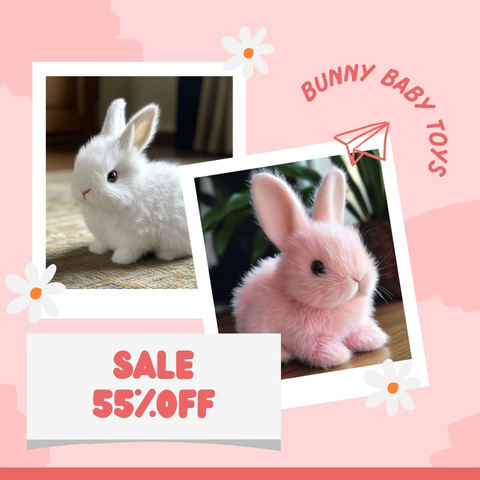 🎁Last Day Promotion 49% OFF🐇 My Realistic Bunny Toy