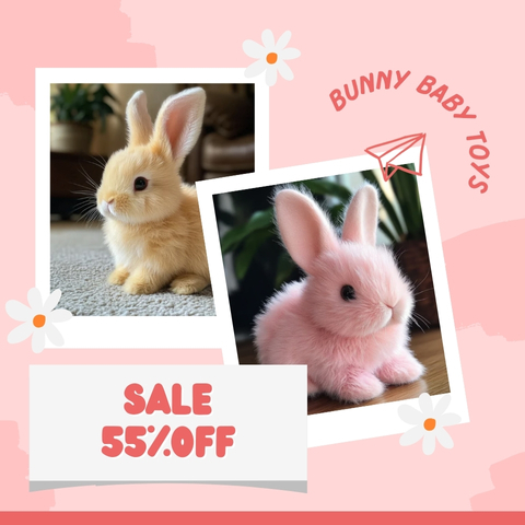 🎁Last Day Promotion 49% OFF🐇 My Realistic Bunny Toy