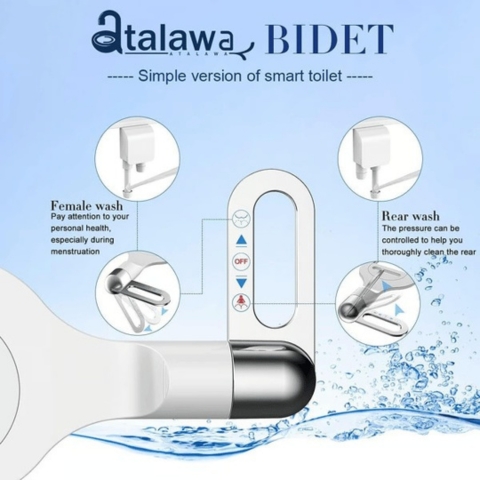 Smart Toilet Flusher (Hot and cold temperatures can be adjusted freely)
