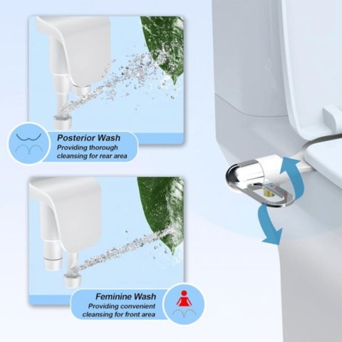 Smart Toilet Flusher (Hot and cold temperatures can be adjusted freely)