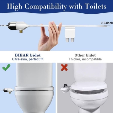 Smart Toilet Flusher (Hot and cold temperatures can be adjusted freely)