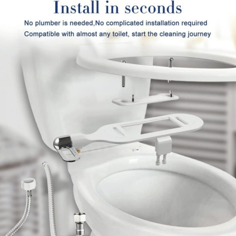 Smart Toilet Flusher (Hot and cold temperatures can be adjusted freely)