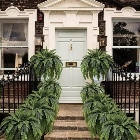 UV Resistant Lifelike Artificial Boston Fern