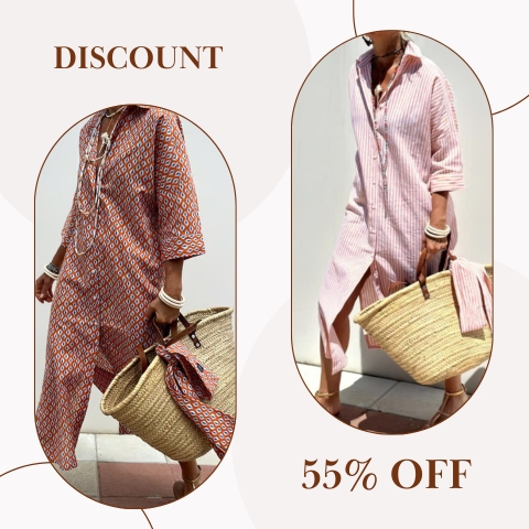 🔥Hot Sale 48% OFF✨Classic Striped Lace-Up Shirt Dress
