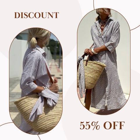 🔥Hot Sale 48% OFF✨Classic Striped Lace-Up Shirt Dress