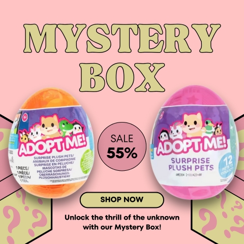 🎁 Adopt Me Blind Box Surprise Plush Toy – Adorable Mystery Easter Egg Gift