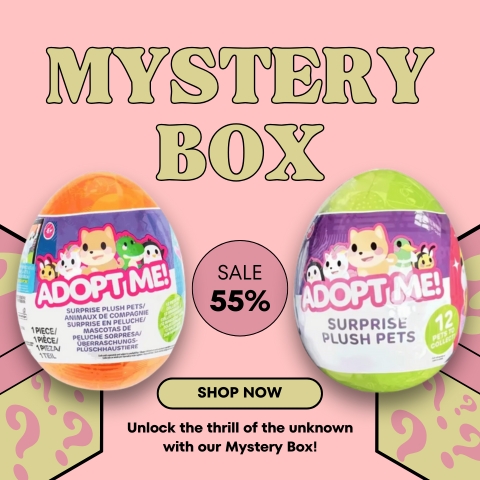 🎁 Adopt Me Blind Box Surprise Plush Toy – Adorable Mystery Easter Egg Gift