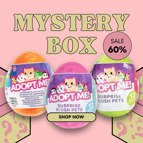 🎁 Adopt Me Blind Box Surprise Plush Toy – Adorable Mystery Easter Egg Gift