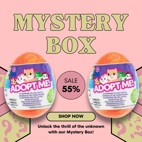 🎁 Adopt Me Blind Box Surprise Plush Toy – Adorable Mystery Easter Egg Gift