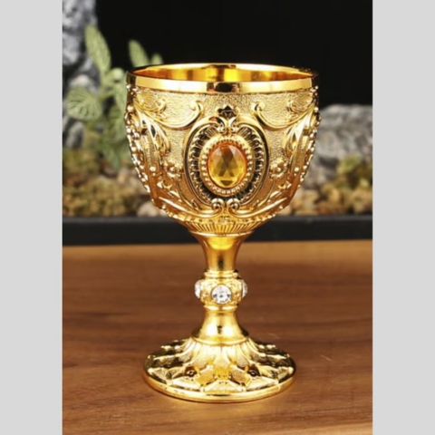 Vintage Metal Wine Cups