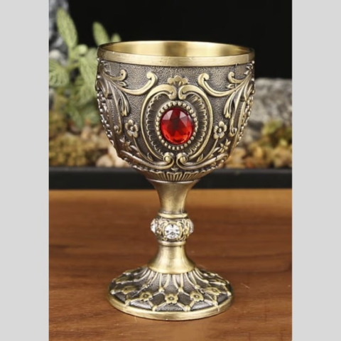Vintage Metal Wine Cups