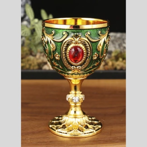 Vintage Metal Wine Cups