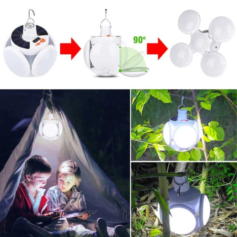 🔥2 in 1 Folding Solar Lamp