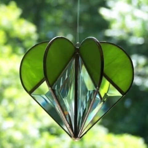 LAST DAY PROMOTION😍Stained Heart-shaped Suncatcher