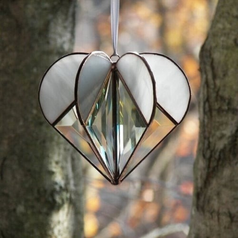 LAST DAY PROMOTION😍Stained Heart-shaped Suncatcher