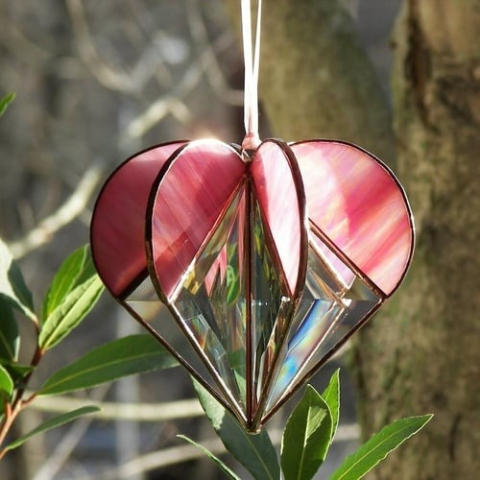 LAST DAY PROMOTION😍Stained Heart-shaped Suncatcher