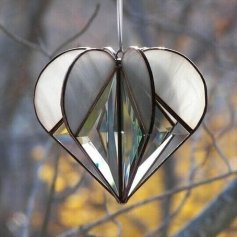 LAST DAY PROMOTION😍Stained Heart-shaped Suncatcher