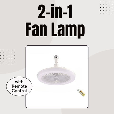 [⚡️BEST DEAL TODAY] 🔥 2-in-1 Silent Adjustable Fan Lamp with Remote Control for The Bedroom