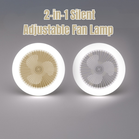 [⚡️BEST DEAL TODAY] 🔥 2-in-1 Silent Adjustable Fan Lamp with Remote Control for The Bedroom