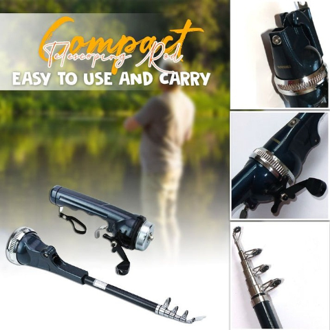 🔥Limited time offer 49% off🔥All-in-one Telescopic Fishing Rod Kit