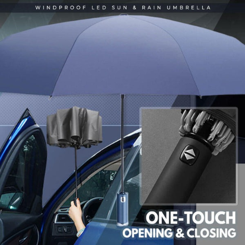 🌂Windproof LED Umbrella – Rain or Shine, Light Up in Style! 😍50% OFF Today Only!