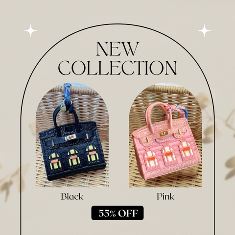 ✨ Mini Birkin-Style Windowed Bag - Elegant Collection👜