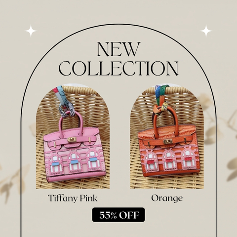 ✨ Mini Birkin-Style Windowed Bag - Elegant Collection👜
