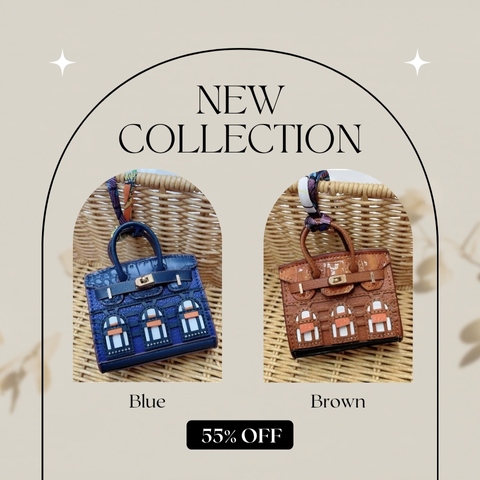 ✨ Mini Birkin-Style Windowed Bag - Elegant Collection👜