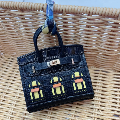 ✨ Mini Birkin-Style Windowed Bag - Elegant Collection👜