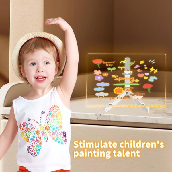 🌞Summer Sale 60% OFF - Creative Rewritable Acrylic LED Message Board 🎨