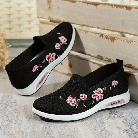 💥Hot Special Discount 70% OFF💥Women's breathable embroidered shoes, soft, comfortable & fashionable