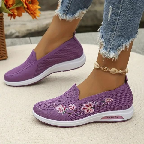 💥Hot Special Discount 70% OFF💥Women's breathable embroidered shoes, soft, comfortable & fashionable
