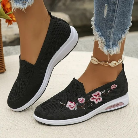 💥Hot Special Discount 70% OFF💥Women's breathable embroidered shoes, soft, comfortable & fashionable