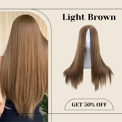 🌟 Sleek & Straight Heat-Resistant Wig – Soft Touch, Easy Style, Instant Glam ✨
