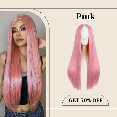 🌟 Sleek & Straight Heat-Resistant Wig – Soft Touch, Easy Style, Instant Glam ✨