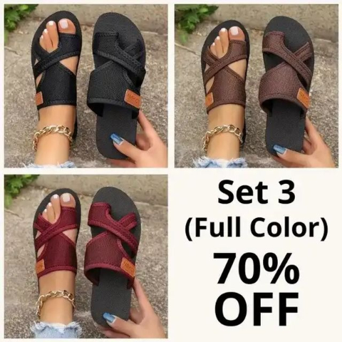 🔥Last Day Promotion 70% OFF🔥 Women's Comfortable Breathable Mesh Flip Flops