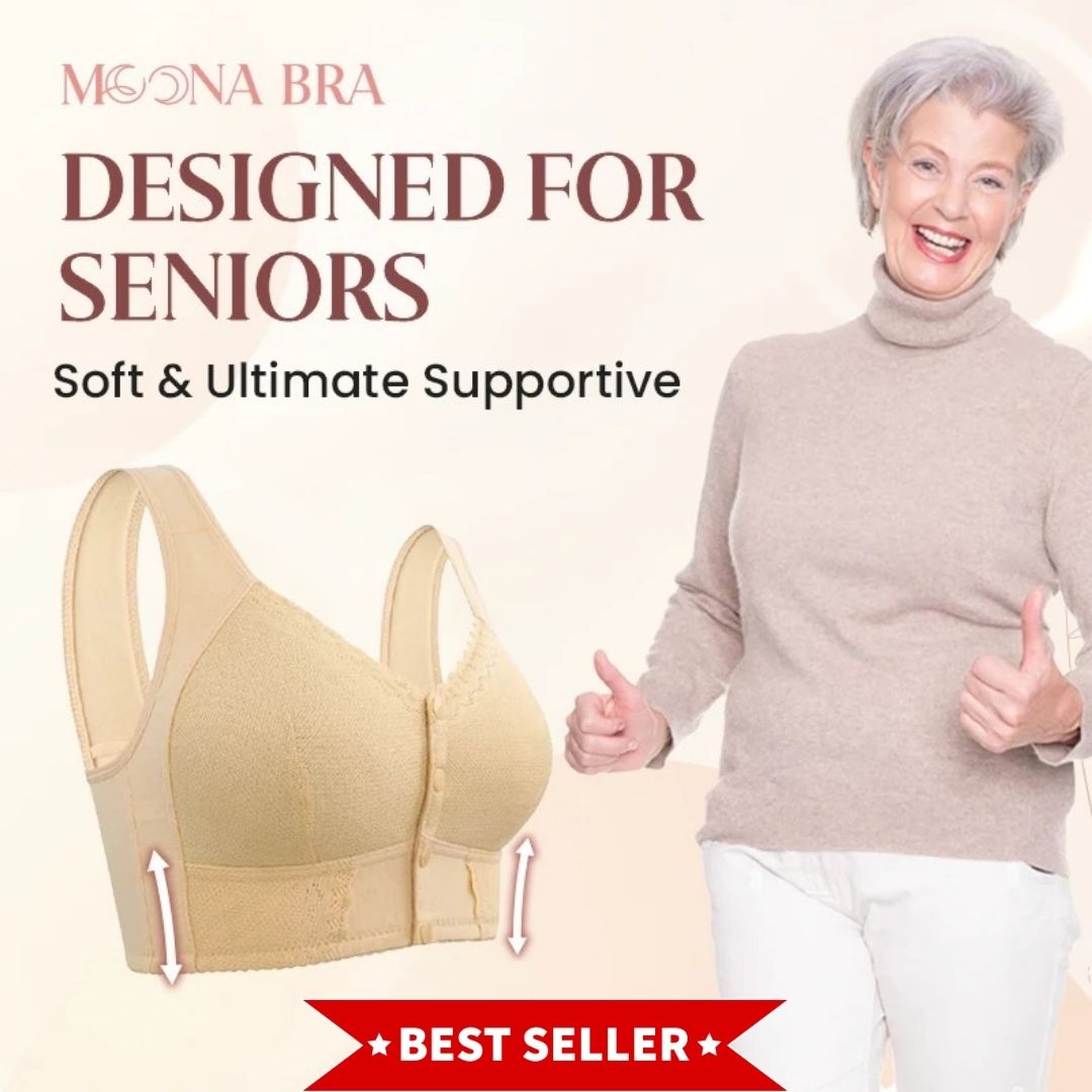 [80% OFF] 🎁 Summer Special 2025 🌞 Upgraded Front-Closure Breathable Bra for Seniors – A Meaningful Gift for the Women You Love 💞