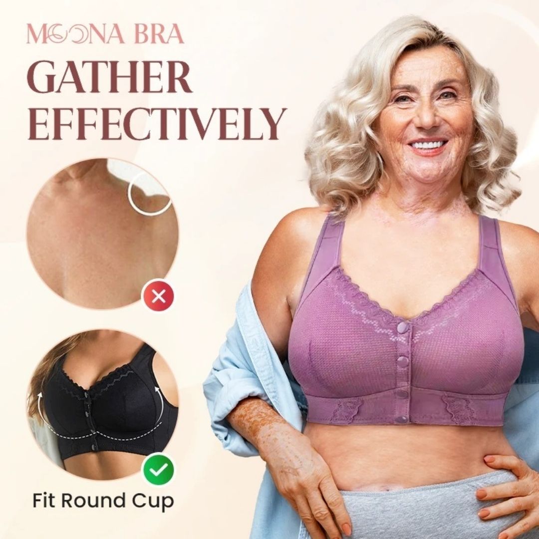 [80% OFF] 🎁 Summer Special 2025 🌞 Upgraded Front-Closure Breathable Bra for Seniors – A Meaningful Gift for the Women You Love 💞