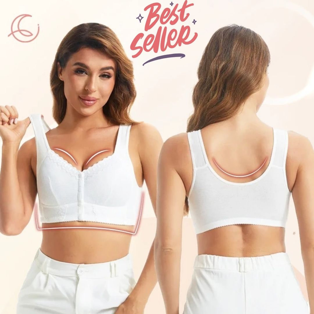 [80% OFF] 🎁 Summer Special 2025 🌞 Upgraded Front-Closure Breathable Bra for Seniors – A Meaningful Gift for the Women You Love 💞